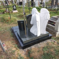 Эксклюзивный памятник на заказ с ангелом, фото.