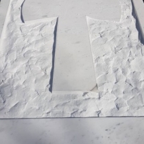 Изготовление мраморного креста в Киеве сегодня. Цена - согласно проекта памятника.