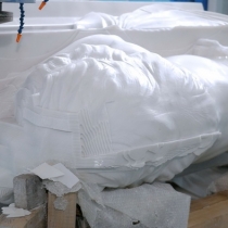 Фото фигуры льва. Размеры фигуры льва, 2 м. Изготовление мраморной скульптуры большого размера в Киеве станком ЧПУ.