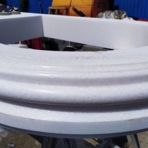 Мраморное надгробие Sivec, фото изготовления на производстве в Киеве.