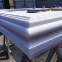 Размеры мраморного надгробия Sivec : 200 х 120 х 20 см. Изготовление в Киеве.