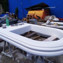 Заказ мраморного надгробия в Киеве - в офисе компании Гранд - Ритуал.